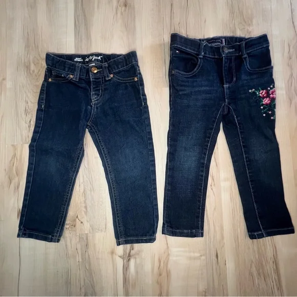 18 Piece Lot of 2T Toddler Girl Clothes Outfits Jeans Coat Hilfiger Zara